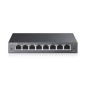 TP-Link TL-SG108E Administreret L2 Gigabit Ethernet (10/100/1000) Sort